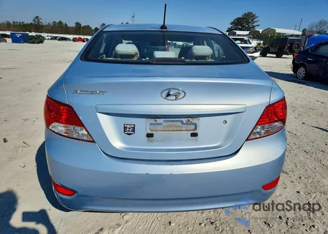 2012 Hyundai Accent Gls z USA, uszkodzony, nr VIN KMHCT4AE9CU153359